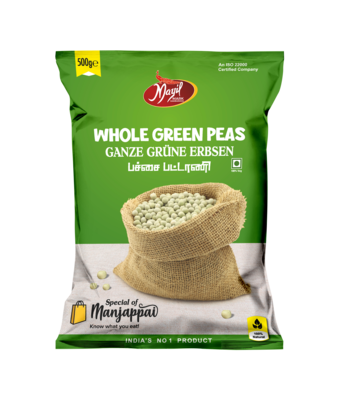 Manjappai Green Pea Whole - 500g - salpers.ch