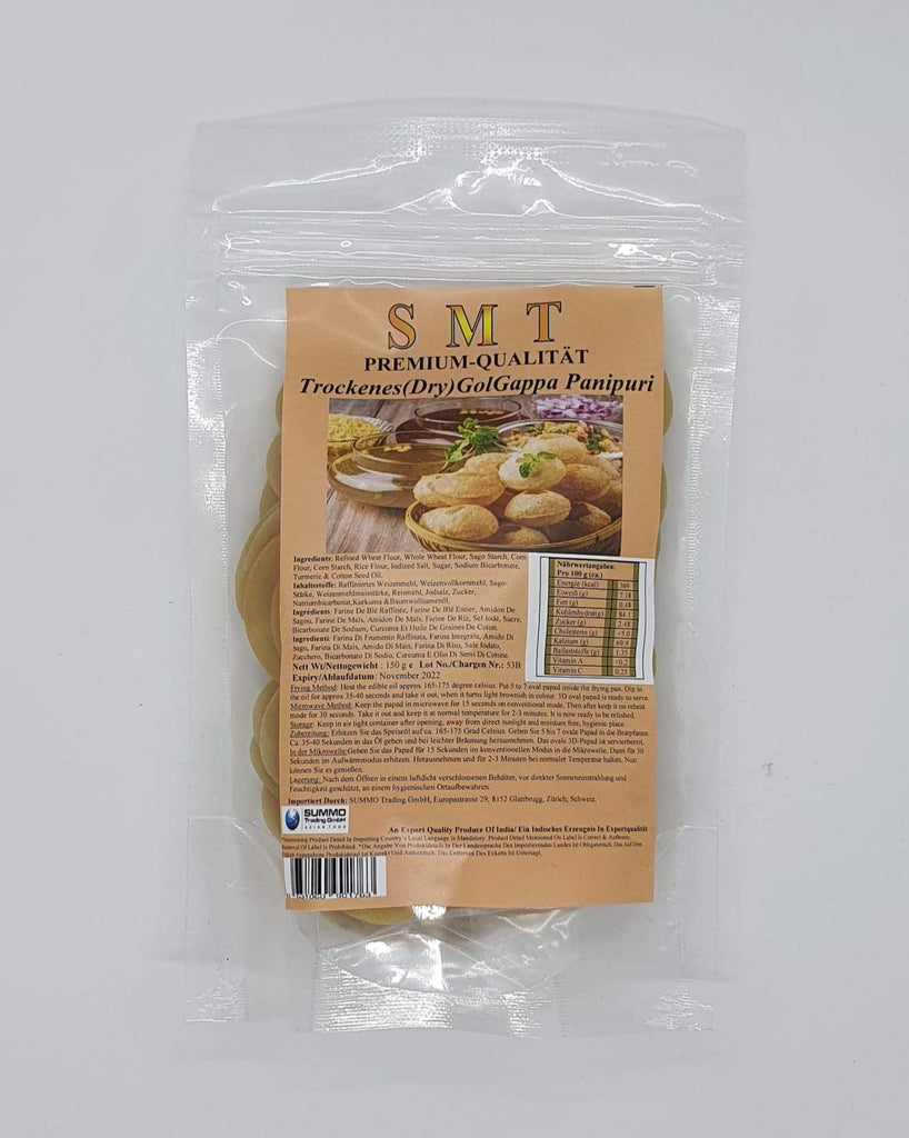 SMT - Dry Golguppa - Panipuri Chips - 150g - salpers.ch