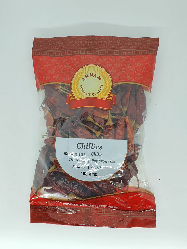 Annam Dried Chilli Whole Long - 100g - salpers.ch