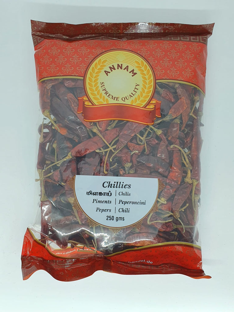 Annam Dried Chilli Whole Long - 250g - salpers.ch