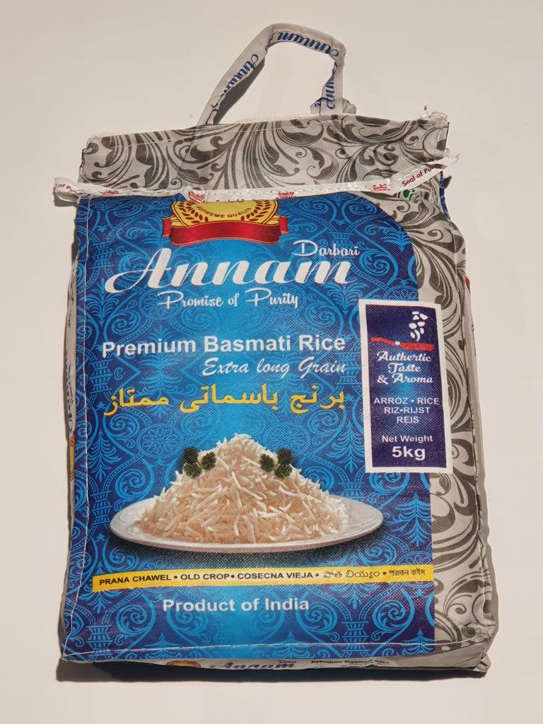 Annam Premium Basmati Rice - 5Kg - salpers.ch