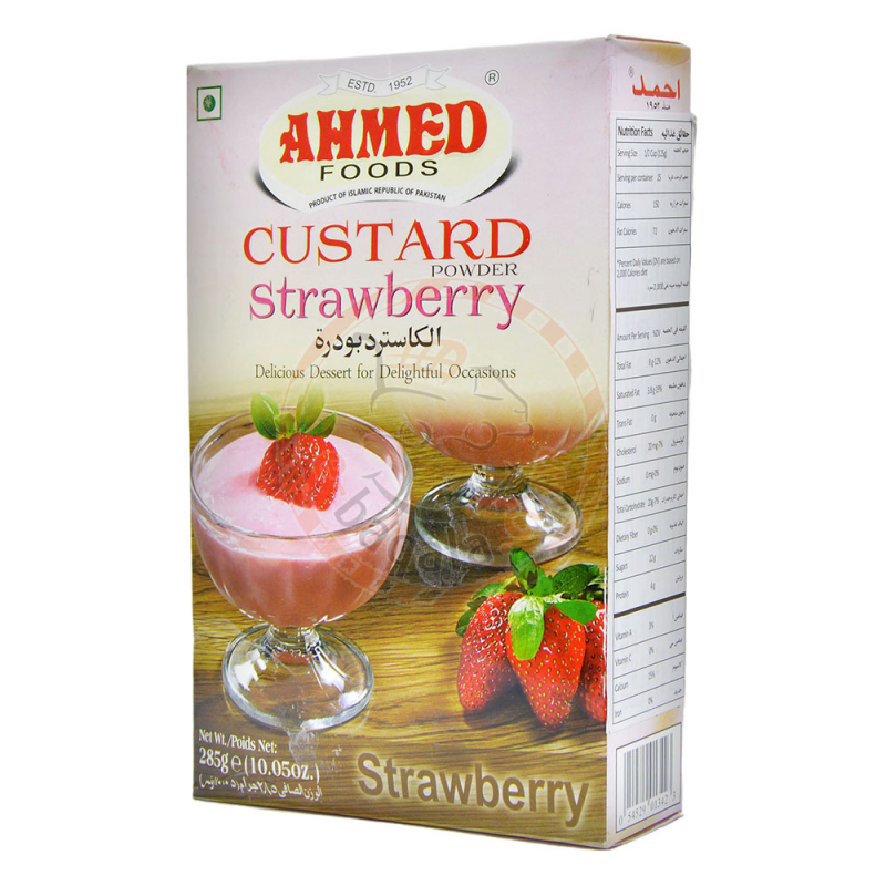 Ahmed Strawberry Custard - 285g - salpers.ch