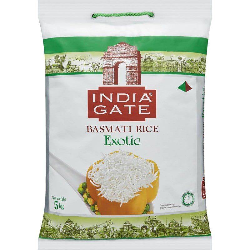 India Gate EXOTIC Basmati rice - 5 KG - salpers.ch