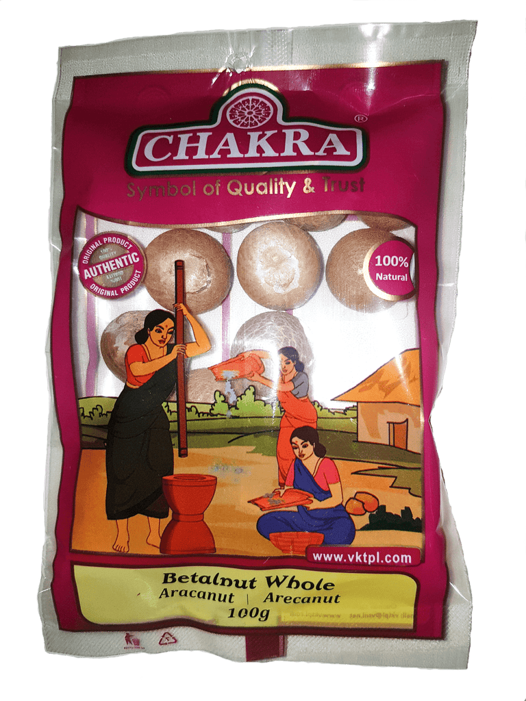 Chakra Betalnut - Sopari for Pooja only - 100g - salpers.ch