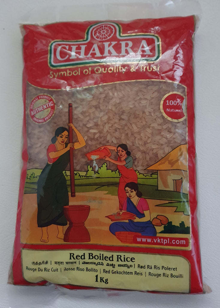 Chakra Red Par Boiled Rice- 1kg - salpers.ch