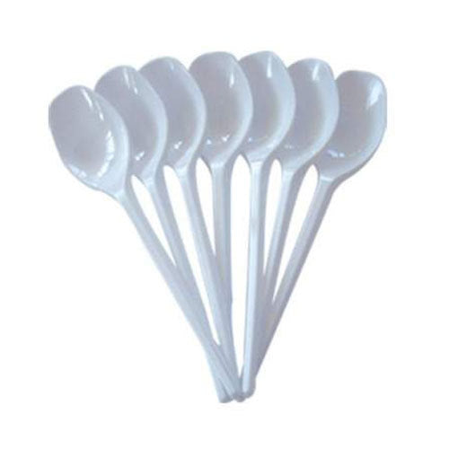Disposable Spoon 18cm White - 100pcs - salpers.ch