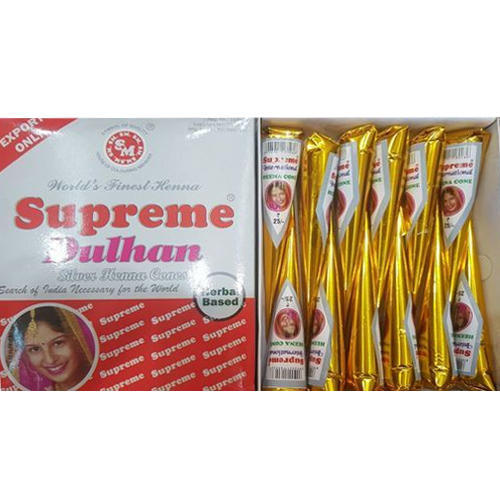 Dhulan Supreme Mehndi Red Cone - 10g - salpers.ch