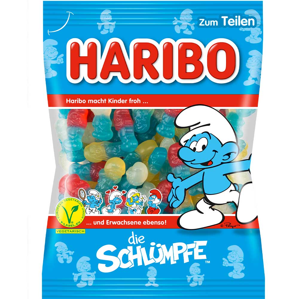 Haribo Die Schlümpfe - Vegan - 200g - salpers.ch