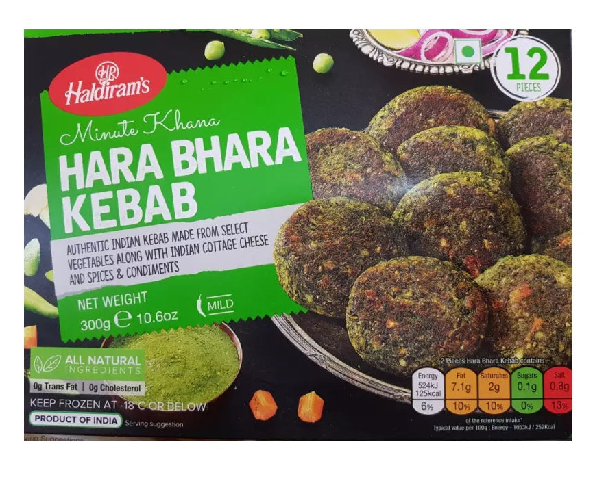Frozen - Haldiram's Hara Bhara Kebab (12Pcs) - salpers.ch