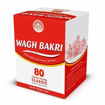 Wagh Bakri Premium Tea Bags - 80 Bags - 232g - salpers.ch