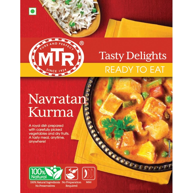 MTR Navrattan kurma - Ready To Eat - 300g - salpers.ch