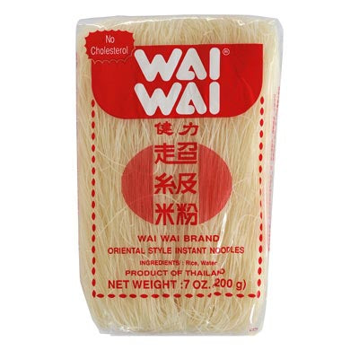 WAI WAI Rice Noodles - Vermicelli - 200g - salpers.ch