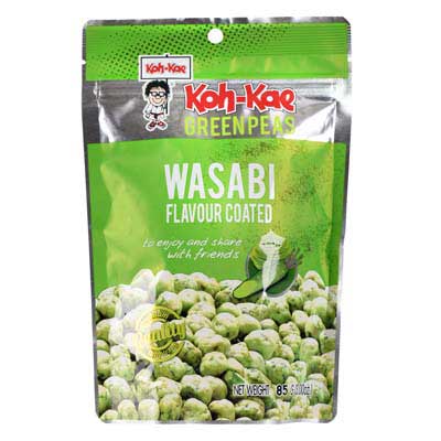 GREEN PEAS WASABI FLAVOUR COATED - 85g - salpers.ch
