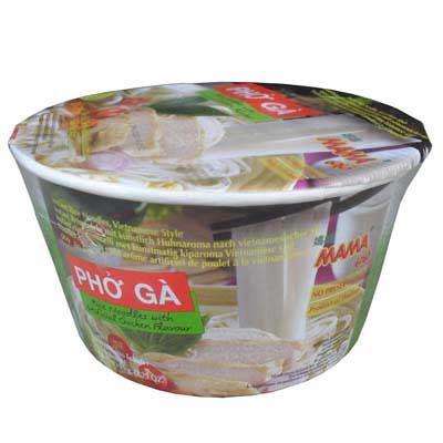 MAMA Instant Rice Noodle Bowl - Pho Chicken - 65g - salpers.ch