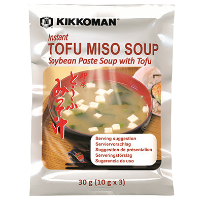 Instant Tofu Miso Soup - KIKOMANN - 3 X 10g - 30g - salpers.ch