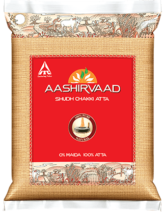 Aashirvaad Shud Chakki - Whole wheat Atta - 5kg - salpers.ch