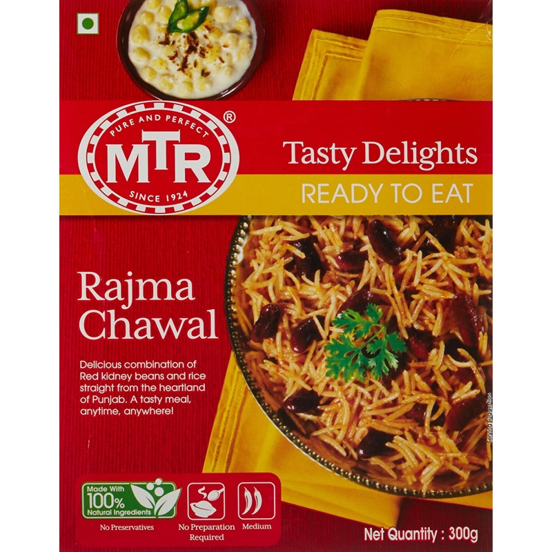 MTR Rajma Chawal- Ready To Eat - 300g - salpers.ch