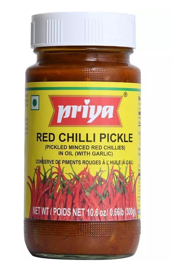 Priya Red Chili Pickle, 300g - salpers.ch
