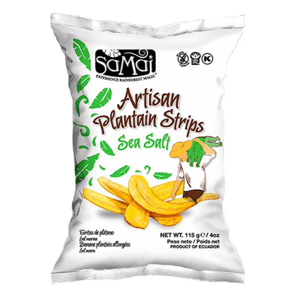 Samai Artisan Plantain Strips Sea Salt - 115g - salpers.ch