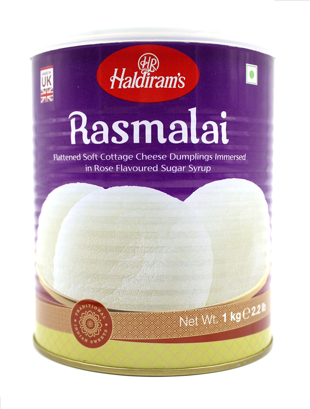 Haldiram's Rasmali Tin 1kg - salpers.ch