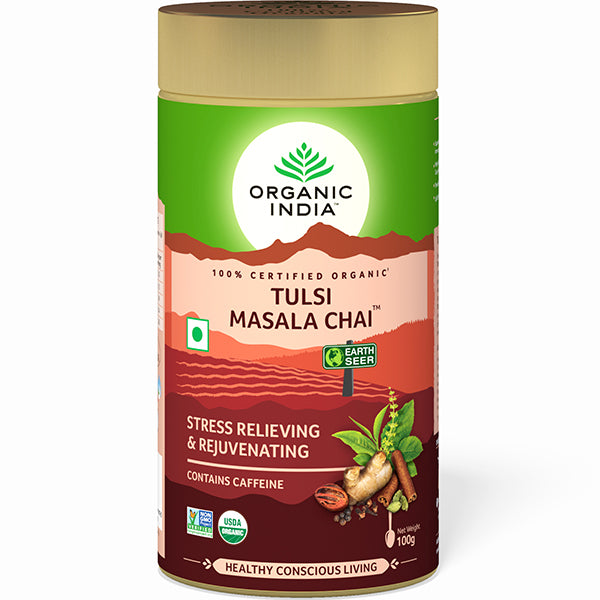 Organic India Tulsi Masala Chai - 100g - salpers.ch